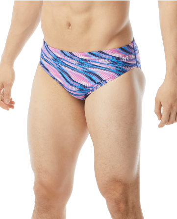TYR Men's Big Logo Racer Swimsuit
